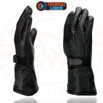 Milwaukee Leather MG7505 Men’s Black Gauntlet Leather Winter Motorcycle Hand Gloves - Image 4