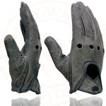 Milwaukee Leather MG7507 Men’s Grey Perforated Leather Full Finger Motorcycle Hand Gloves W/ Breathable ‘Open Knuckle’ - Image 8