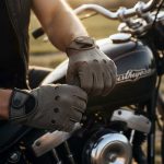 Milwaukee Leather MG7507 Men’s Grey Perforated Leather Full Finger Motorcycle Hand Gloves W/ Breathable ‘Open Knuckle’ - Image 4