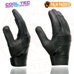 Milwaukee Leather MG7736 Women’s Black Leather Gel Palm Motorcycle Gloves w/ Flex Knuckles and Cool-Tec Treatement - Image 4