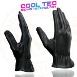 Milwaukee Leather MG7797 Women’s Black Leather Motorcycle Rider Unlined Gloves w/ Cool-Tec Leather Treatement - Image 4