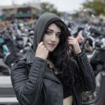 Milwaukee Leather MLL2516 Black Leather Rub-Off Leather Jacket with Hoodie for Women - Image 5