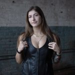 Milwaukee Leather Women’s Black Leather V-Neck Motorcycle Rider Vest with Side Lace MLL4531 - Image 5