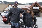 Milwaukee Leather MLM1500 Men’s Crossover Black Leather Scooter Jacket with Reflective Skulls - Image 9