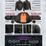 Milwaukee Leather MLM1501 Men’s Reflective Skulls Premium Black Leather Motorcycle Jacket w/ Cool-Tec Treatement - Image 4