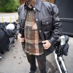 Milwaukee Leather MLM1611 Men’s Premium Black Leather Casual Biker Rider Shirt w/ Vintage 5 Cent Buffalo Buttons - Image 4