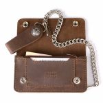 Milwaukee Leather MLW7802 Men’s Classic Black Leather Chrome Snap Button Biker Wallet with Steel Chain - Image 13
