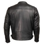 Milwaukee Motorcycle Clothing Co. Men’s Contender Scooter Style Black Premium Leather Jacket MMC10001 - Image 16