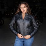 Milwaukee Motorcycle Clothing Co. Women’s Rebel Scooter Style Black Leather Biker Jacket w/ Mandarin Collar MMC20002 - Image 12
