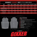 Milwaukee Motorcycle Clothing Co. Women’s Gixxer Black Premium Leather Vest w/ Round Neck Side Buckle MMC40003 - Image 3