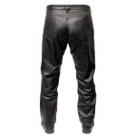 Milwaukee Motorcycle Clothing Co. Men’s Branson Black Premium Leather Biker Lined Pants –  5-Pocket  MMC50000 - Image 7