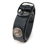 Milwaukee Leather MP7109 Men’s Don’t Thread On Me Black Leather Belt w/ Interchangeable Buckle – 1.5 inches Wide - Image 2