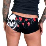 Hot Leathers PTB7007 Red Roses Boy Shorts - Image 2