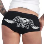 Hot Leathers PTB7009 Asphalt Angel Boy Shorts - Image 2