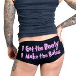 Hot Leathers I Got The Booty I Make The Rules Boy Shorts PTB7474 - Image 2