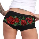 Hot Leathers Wild Roses Boy Shorts PTB7537 - Image 2