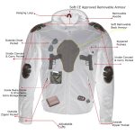 Milwaukee Leather Men’s Flight 1300D Nylon Motorcycle Jacket with CE Armor and Removable Hoodie – MPM17017 - Image 2