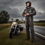 Milwaukee Leather MPM9510 Men’s Black Water-Resistant Motorcycle Rain Suit with Hi Vis Reflective Tape - Image 4