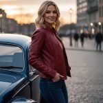 Milwaukee Leather Vintage SFL2811 Women’s Red Zipper Front Motorcycle Casual Fashion Leather Jacket - Image 4