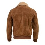 Milwaukee Leather Vintage SFM1818 Men’s Classic Beige Suede Leather Fashion Coat Jacket w/ Front Zipper Closure - Image 2