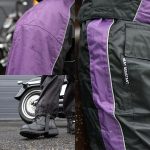 NexGen SH2222 Women’s Purple and Black Oxford Water Proof Motorcycle Rain Suit - Image 5
