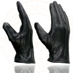 Milwaukee Leather SH234 Men’s Black Thermal Lined Leather Motorcycle Gloves w/ Cinch Wrist Closure - Image 10