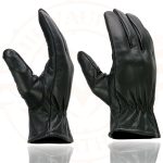 Milwaukee Leather SH734 Men’s Black Thermal Lined Leather Motorcycle Gloves w/ Cinch Wrist Closure - Image 11