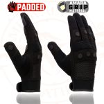 Milwaukee Leather SH761 Men’s Black Textile Padded Knuckle Mechanics Gloves with Amara Palm - Image 5
