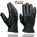 Milwaukee Leather SH865 Men’s Black Thermal Lined USA Deerskin Leather Motorcycle Winter Rider Gloves - Image 2