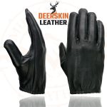 Milwaukee Leather SH887 Men’s USA Deerskin Black Leather Unlined Lightweight Motorcycle Riders Gloves - Image 4