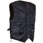 USA Leather 201L Men’s Black Classic Leather Side Lace Vest - Image 6
