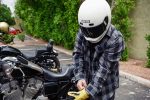 Hot Leathers FLM2001 Men’s Black and Gray Long Sleeve Flannel Shirt - Image 5