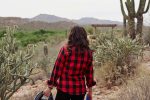 Hot Leathers FLL3002 Ladies Black and Salmon Long Sleeve Flannel - Image 9