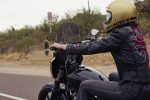 Hot Leathers JKL2001 Women’s Black ‘Embroidered Bling Rose Design’ Braided Motorcycle Leather Jacket - Image 13