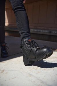 Milwaukee Leather MBL9399 Women’s 9-Inch Triple Buckle Black Leather Harness Biker Boots w/ Side Zipper - Image 7