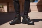 Milwaukee Leather MBL9399 Women’s 9-Inch Triple Buckle Black Leather Harness Biker Boots w/ Side Zipper - Image 8