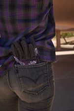 Milwaukee Leather MNG21603 Women’s Casual Black with Purple Long Sleeve Casual Cotton Flannel Shirt - Image 10