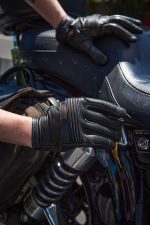 Milwaukee Leather MG7536 Men’s Black Leather Gel Palm Motorcycle Gloves w/ Flex Knuckles and Cool-Tec Treatment - Image 9