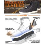 Milwaukee Leather MBM9108 Men’s Black Canvas Reinforced Motorcycle Casual Street Riding Shoes w/ Ankle Support - Image 2