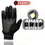 Milwaukee Leather SH76102 Men’s Black and Red Textile Mesh Motorcycle Mechanics Hand Gloves W/ Amara Cloth Bottom - Image 2