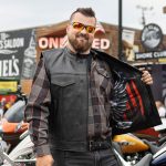 Hot Leathers VSM1052 Men’s Black Patriotic Conceal and Carry Leather Vest - Image 6