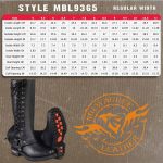 Milwaukee Leather MBL9365 Women’s Classic Black Leather 14-Inch Harness Square Toe Tall Motorcycle Boots - Image 3