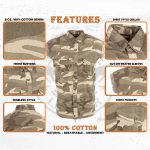 Milwaukee Leather DM4009 Men’s Sand Lightweight Denim Shirt with with Frayed Cut Off Sleeveless Look - Image 2
