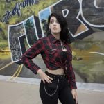Hot Leathers FLL3009 Ladies Black and Red Flannel Long Sleeve Shirt - Image 6
