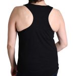 Hot Leathers GLC2443 Ladies ‘Ride Forever, Forever Free’ US Flag with Bling Black Tank Top Shirt - Image 2