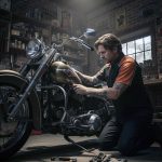 Milwaukee Motorcycle Clothing Co. Men’s Blk/Orange Mechanic Work Shirt – w / Reflective Strip, Rider‑Built MDM11603 - Image 7