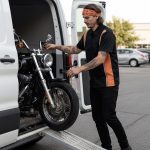 Milwaukee Motorcycle Clothing Co. Men’s Blk/Orange Mechanic Work Shirt – w / Reflective Strip, Rider‑Built MDM11610 - Image 6