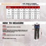 Milwaukee Leather Women’s Black Braided Leather Motorcycle Chaps w/ Stretch Panels, Adjustable Fit – LKL16700 - Image 3