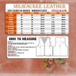 Milwaukee Leather LKL4710 Women’s Black Premium Leather Motorcycle Biker Rider Vest w/ Snap Button Closure - Image 3
