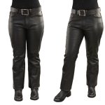 Milwaukee Leather LKL6790 Women’s Classic 5 Pocket Black Casual Motorcycle Leather Pants - Image 5